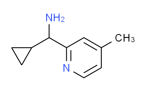 CAS No. 1203308-27-3, 1-cyclopropyl-1-(4-methyl-2-pyridinyl)methanamine