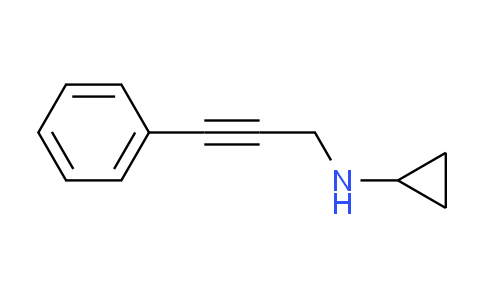 CAS No. 18381-64-1, N-(3-phenyl-2-propyn-1-yl)cyclopropanamine