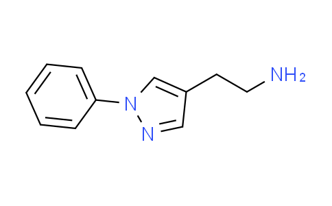 CAS No. 369652-04-0, 2-(1-phenyl-1H-pyrazol-4-yl)ethanamine