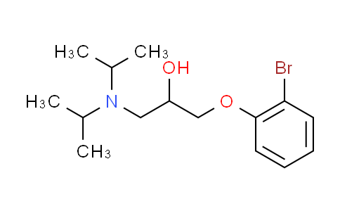 CAS No. 432531-90-3, 1-(2-bromophenoxy)-3-(diisopropylamino)propan-2-ol