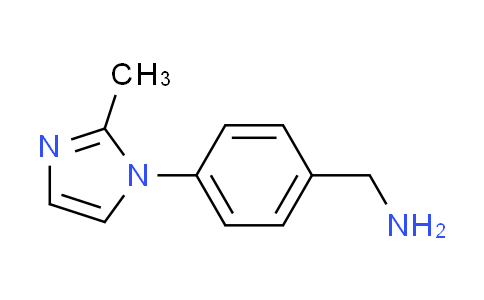 CAS No. 883291-45-0, 1-[4-(2-methyl-1H-imidazol-1-yl)phenyl]methanamine