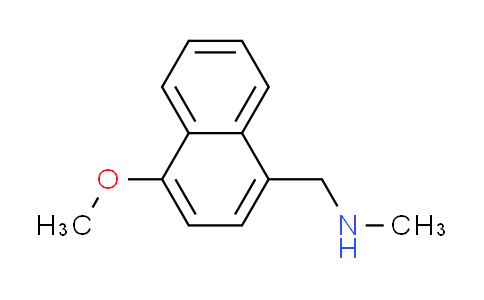 CAS No. 76532-35-9, 1-(4-methoxy-1-naphthyl)-N-methylmethanamine
