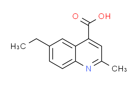 CAS No. 590376-60-6, 6-ethyl-2-methylquinoline-4-carboxylic acid