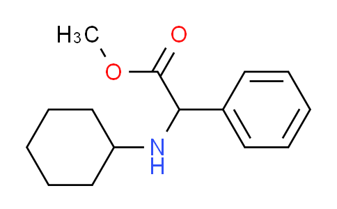 CAS No. 78907-07-0, methyl (cyclohexylamino)(phenyl)acetate