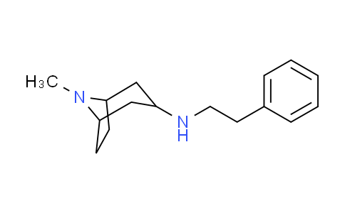 CAS No. 101438-17-9, 8-methyl-N-(2-phenylethyl)-8-azabicyclo[3.2.1]octan-3-amine