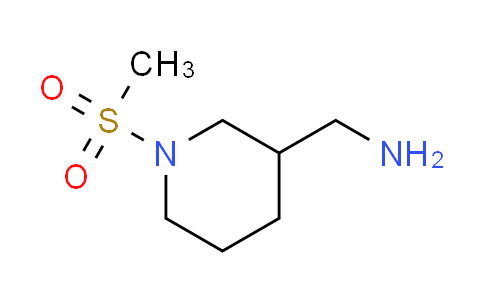 CAS No. 869371-29-9, 1-[1-(methylsulfonyl)-3-piperidinyl]methanamine