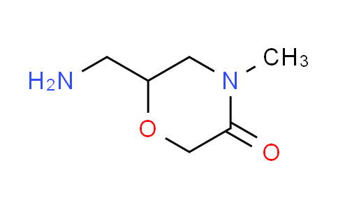 CAS No. 956722-56-8, 6-(aminomethyl)-4-methyl-3-morpholinone