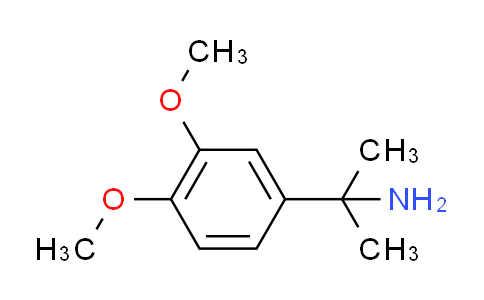 CAS No. 153002-39-2, 2-(3,4-dimethoxyphenyl)propan-2-amine