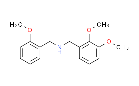 CAS No. 418781-87-0, (2,3-dimethoxybenzyl)(2-methoxybenzyl)amine