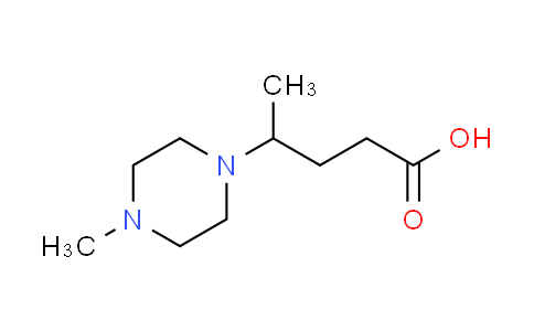 CAS No. 889939-93-9, 4-(4-methyl-1-piperazinyl)pentanoic acid