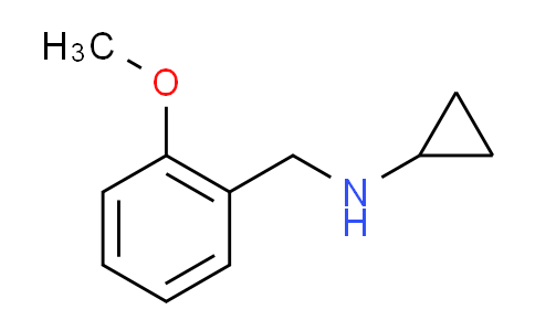 CAS No. 625437-49-2, N-(2-methoxybenzyl)cyclopropanamine