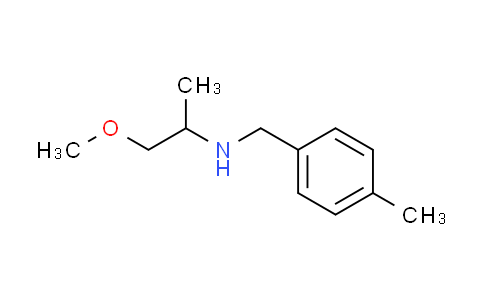 CAS No. 355814-07-2, (2-methoxy-1-methylethyl)(4-methylbenzyl)amine