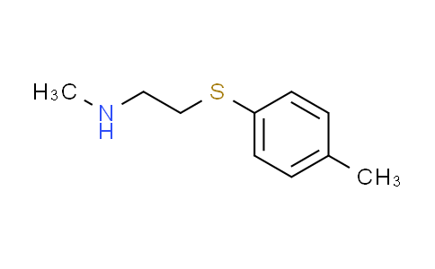 CAS No. 115335-16-5, N-methyl-2-[(4-methylphenyl)thio]ethanamine
