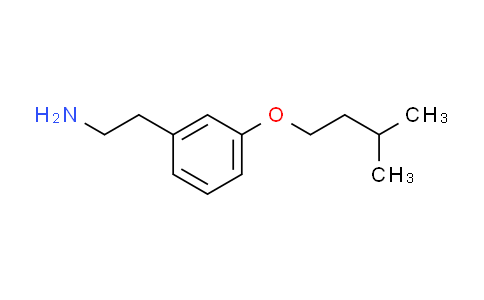 CAS No. 1178489-28-5, 2-[3-(3-methylbutoxy)phenyl]ethanamine