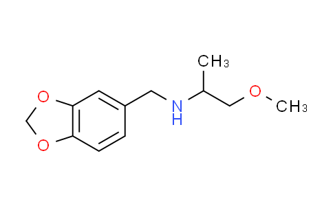 CAS No. 418780-46-8, (1,3-benzodioxol-5-ylmethyl)(2-methoxy-1-methylethyl)amine