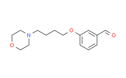 CAS No. 700856-08-2, 3-[4-(4-morpholinyl)butoxy]benzaldehyde