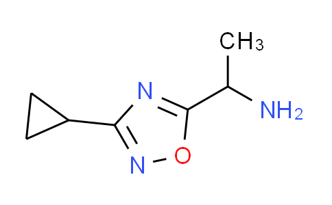 CAS No. 1036527-33-9, 1-(3-cyclopropyl-1,2,4-oxadiazol-5-yl)ethanamine