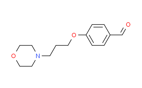 CAS No. 71760-44-6, 4-[3-(4-morpholinyl)propoxy]benzaldehyde