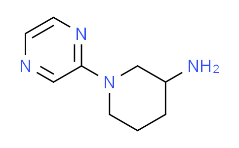 CAS No. 1185542-35-1, 1-(2-pyrazinyl)-3-piperidinamine
