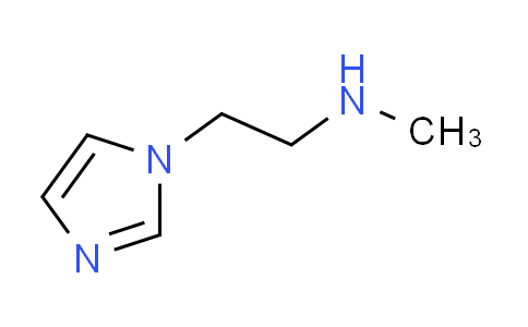 CAS No. 106891-44-5, 2-(1H-imidazol-1-yl)-N-methylethanamine