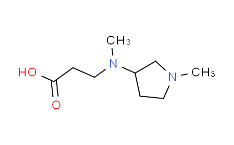 CAS No. 915925-24-5, N-methyl-N-(1-methylpyrrolidin-3-yl)-beta-alanine