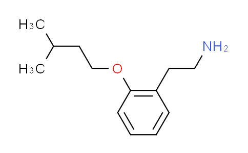 CAS No. 1179153-30-0, 2-[2-(3-methylbutoxy)phenyl]ethanamine