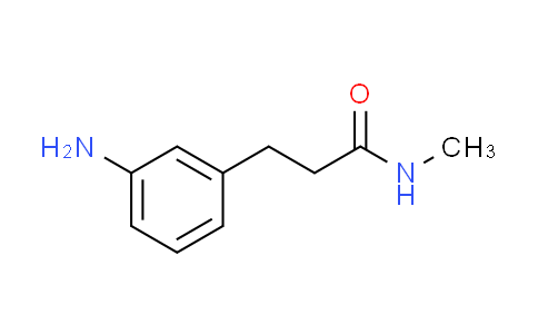 CAS No. 1018542-66-9, 3-(3-aminophenyl)-N-methylpropanamide