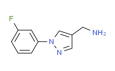 CAS No. 1177318-23-8, 1-[1-(3-fluorophenyl)-1H-pyrazol-4-yl]methanamine