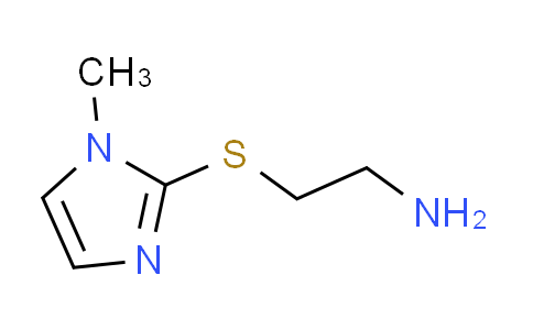 CAS No. 142313-55-1, 2-[(1-methyl-1H-imidazol-2-yl)thio]ethanamine