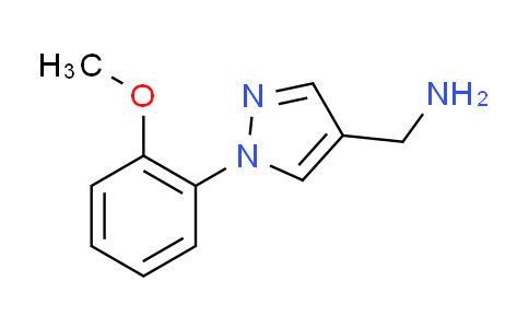 CAS No. 1177307-49-1, 1-[1-(2-methoxyphenyl)-1H-pyrazol-4-yl]methanamine