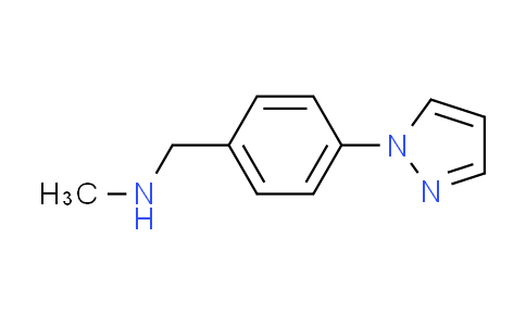 CAS No. 866781-88-6, N-methyl-1-[4-(1H-pyrazol-1-yl)phenyl]methanamine