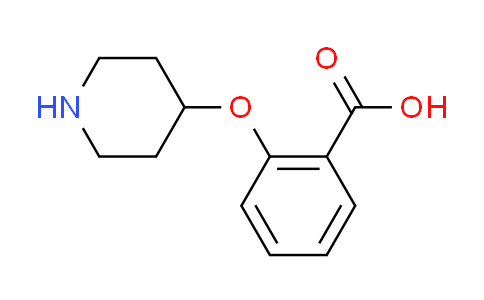 CAS No. 1243250-02-3, 2-(4-piperidinyloxy)benzoic acid