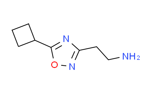 CAS No. 1249309-88-3, 2-(5-cyclobutyl-1,2,4-oxadiazol-3-yl)ethanamine