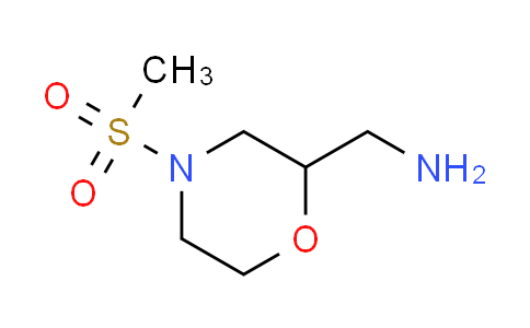 CAS No. 1017139-63-7, 1-[4-(methylsulfonyl)-2-morpholinyl]methanamine