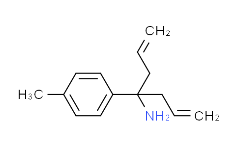 CAS No. 189167-67-7, 4-(4-methylphenyl)hepta-1,6-dien-4-amine