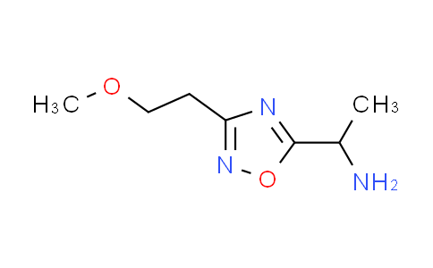 CAS No. 915921-79-8, 1-[3-(2-methoxyethyl)-1,2,4-oxadiazol-5-yl]ethanamine