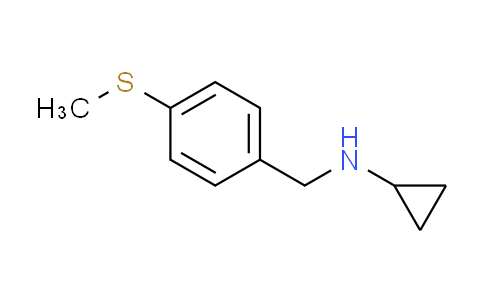 CAS No. 774556-71-7, N-[4-(methylthio)benzyl]cyclopropanamine