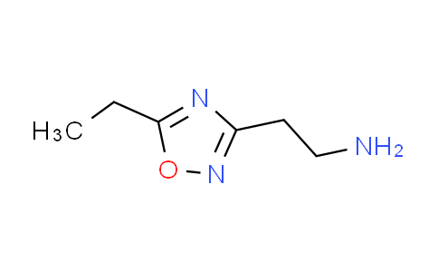 CAS No. 946667-66-9, 2-(5-ethyl-1,2,4-oxadiazol-3-yl)ethanamine