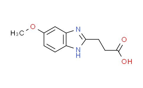 CAS No. 37640-73-6, 3-(5-methoxy-1H-benzimidazol-2-yl)propanoic acid