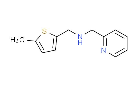 CAS No. 892570-76-2, 1-(5-methyl-2-thienyl)-N-(2-pyridinylmethyl)methanamine
