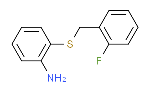 CAS No. 710966-54-4, 2-[(2-fluorobenzyl)thio]aniline