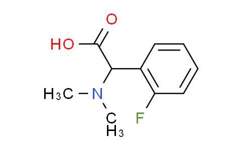 CAS No. 1007878-86-5, (dimethylamino)(2-fluorophenyl)acetic acid