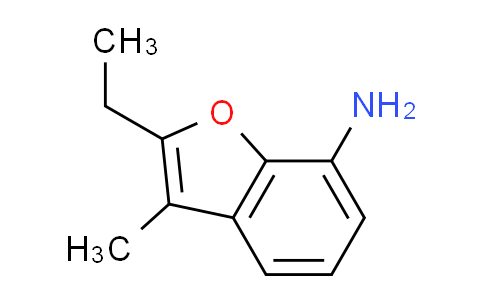 CAS No. 174186-96-0, (2-ethyl-3-methyl-1-benzofuran-7-yl)amine