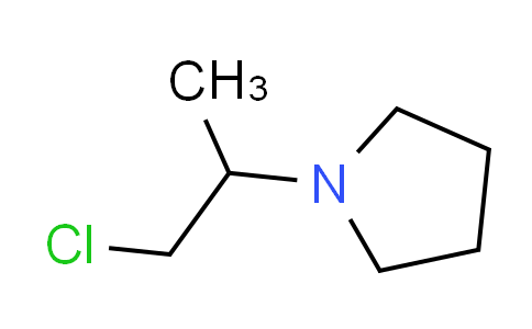 CAS No. 58414-76-9, 1-(2-chloro-1-methylethyl)pyrrolidine
