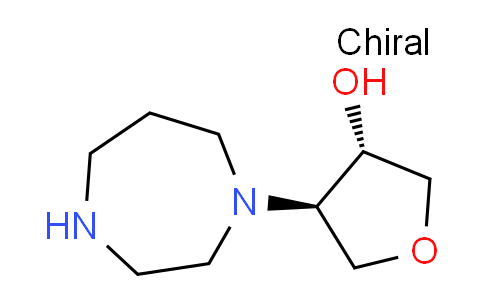 CAS No. 1212102-23-2, trans-4-(1,4-diazepan-1-yl)tetrahydro-3-furanol