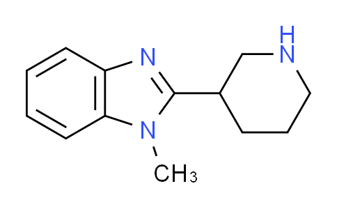 CAS No. 947013-81-2, 1-methyl-2-(3-piperidinyl)-1H-benzimidazole