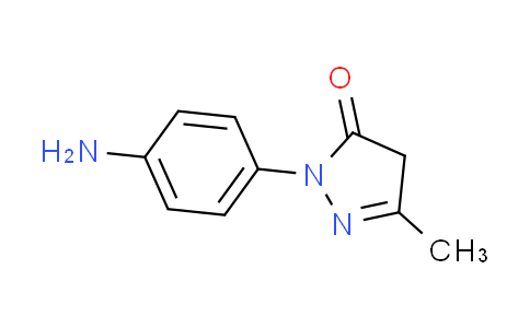 CAS No. 6402-08-0, 2-(4-aminophenyl)-5-methyl-2,4-dihydro-3H-pyrazol-3-one