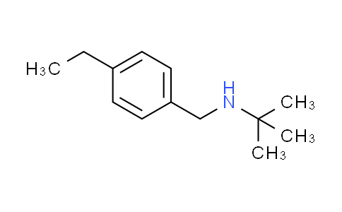 CAS No. 137957-41-6, N-(4-ethylbenzyl)-2-methyl-2-propanamine