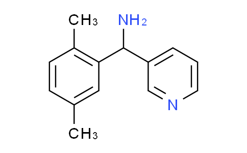 CAS No. 1021139-01-4, 1-(2,5-dimethylphenyl)-1-(3-pyridinyl)methanamine