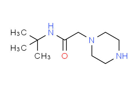 CAS No. 89433-49-8, N-(tert-butyl)-2-(1-piperazinyl)acetamide